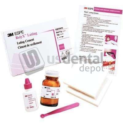 3M ESPE - RelyX Luting Complete Kit - Hybrid Glass Ionomer Cement, Fast Set - 16 Gm - #3505