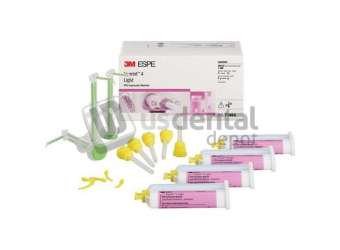 3M ESPE - Imprint 4 Light Body Wash Refill: 4 - 50 mL cartridges LB, 5 - YELLOW mixing - #71488