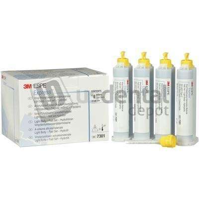 3M ESPE - Express LB FS Impression Material. Light Body, Fast Set (BLUE) Refill: 4 - 50 - #7301