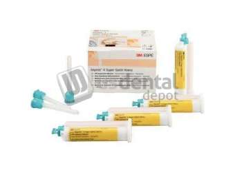 3M ESPE - Imprint 4 Super Quick Heavy Body Refill: 4 - 50 mL Garant Cartridges and 10 - #71493