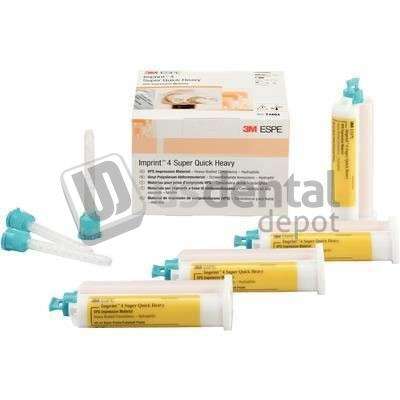 3M ESPE - Imprint 4 Super Quick Heavy Body Refill: 4 - 50 mL Garant Cartridges and 10 - #71493