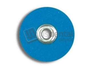 3M ESPE - Sof-Lex F&P discs  - Fine 3/8in 85pk - Pop-On, Urethane Coated Paper BLUE. Package - #1981F