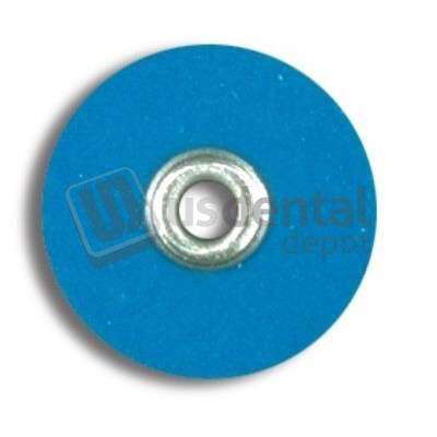 3M ESPE - Sof-Lex F&P discs  - Fine 1/2in , Pop-On, Urethane Coated Paper, BLUE. Package - #1982F