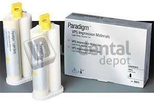 3M ESPE - Paradigm Heavy Body, Fast Set VPS Impression Material, Pale GREEN, 2- 50 ml - #5513