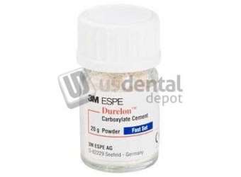 3M ESPE - Durelon Triple Powder FAST Set - Carboxylate Luting Cement, Hand Mixing, 3 - 20 - #38237