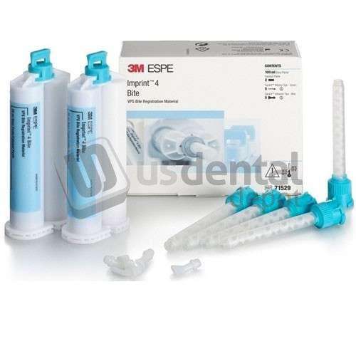 3M ESPE - Imprint 4 Bite VPS Bite Registration Material, Fast Set: 2 - 50 mL Cartridges - #71529