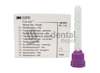 3M ESPE - Garant Mixing Tips, Purple 50/Pk. For automatic mixing of heavy body polyether - #71454