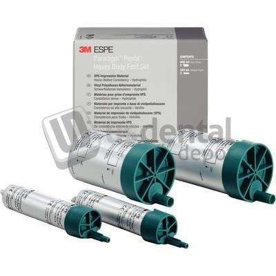 3M ESPE - Paradigm Penta Heavy Body Fast Set: 2 - 300 ml Base foil bags and 2 - 60 ml - #36717