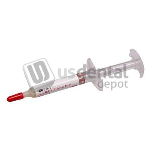 3M ESPE - RelyX Veneer Cement Try-in Paste Refill Syringe, A5 / Dark Shade. Single 2gram - #7614A5T