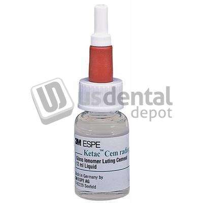 3M ESPE - Ketac-Cem Liquid - Glass Ionomer Luting Cement, 12 mL Liquid - #37221