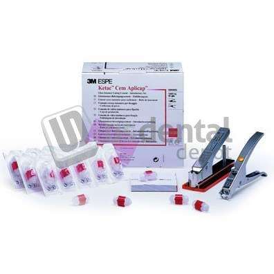 3M ESPE - Ketac-Cem Maxicap Introductory Kit - Glass Ionomer Luting Cement, 50 Maxicaps - #56015