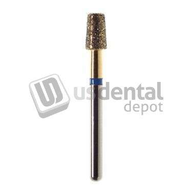 COLTENE Alpen FG #845R.025 Fine  Grit , Modified Shoulder Cylinder Diamond Bur. Package - # R845RF025FG