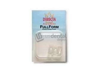 DIRECTA - FullForm Directa Strip Off Crowns C-4, Transparent Laminated Plastic, Package - # 6096-28