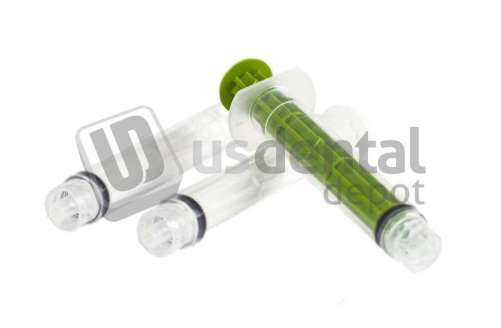 DIRECTA - Calasept 3ml Luer Lock Irrigation Syringes, 20pk  (10 GREEN, 10 WHITE) - # 1210000