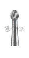 COLTENE Alpen FG #4 SL (surgical length) Round Carbide Bur. Pack of 10 - #R500004