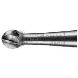 COLTENE Alpen FG #4 SS (short shank) Round Carbide Bur, Package of 10 - #R300004