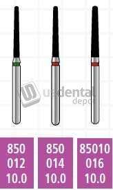 COLTENE Alpen x1 FG #850.014 Coarse  Grit , Round End Taper, Single Use Diamond Bur - # X850C014