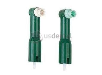 DENTICATOR - Denticator Original GREEN Prophy Angle with Firm WHITE Cup, 4 Web Snap-On 500/Bx - # 501250