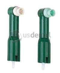 DENTICATOR - Denticator Original GREEN Prophy Angle with Firm WHITE Cup, 4 Web Snap-On 500/Bx - # 501250