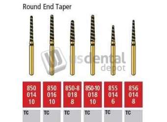 COLTENE Alpen Turbo Cut FG #850.014 Supercoarse  Grit , Round End Taper Turbo Cut Diamond - # R850TC014FGdiamond bur