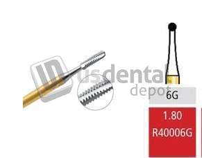 COLTENE Alpen/Speedster FG #6G Round Carbide Bur, package of 10 - #R40006G