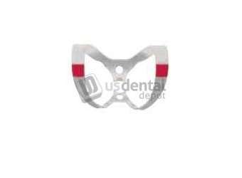 COLTENE Hygenic Fiesta Color Coded Clamps. #W9 (red) wingless metal dam clamp. Anterior - # H02800