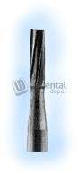 COLTENE Alpen FG #58 SS (short shank) straight fissure plain Carbide Bur, Package of 10 - #R300058