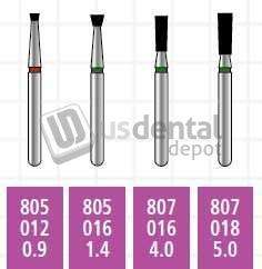 COLTENE Alpen x1 FG #807.016 Coarse  Grit , Inverted Cone, Single Use Diamond Bur - # X807C016