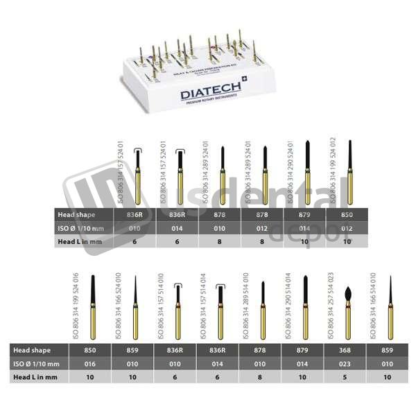 DIATECH INLAY & CROWN PREPARATION K COLTENE WHALADENT 250006AA US