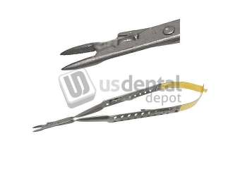 LASCHAL - Laschal 18.2 cm (7in ) Baraquer needle holder with suture cutter, straight tips - # CE2-731-10RL