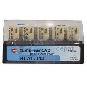 IVOCLAR VIVADENT - IPS Empress CAD HT Block, Shade A1 Size I12, 5pk . is a system of composite - # 602520