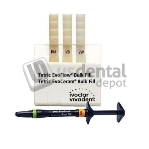 IVOCLAR VIVADENT - Tetric EvoFlow Bulk Fill Syringe Refill - Shade IVB 2 Gm. Syringe. High - #667724