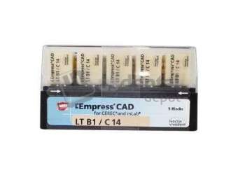 IVOCLAR VIVADENT - IPS Empress CAD LT Block, Shade B1 Size C14, 5/Pk. is a system of composite - #602571