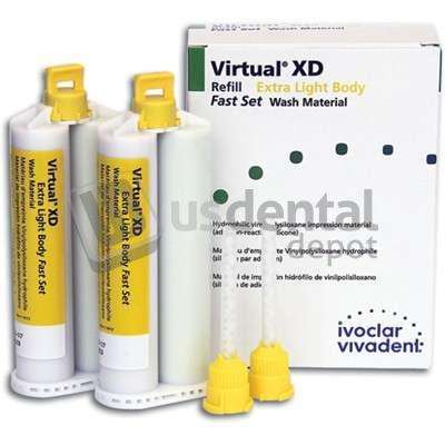 IVOCLAR VIVADENT - Virtual XD Extra definition VPS impression material, mint scent, Extra Light - #646467