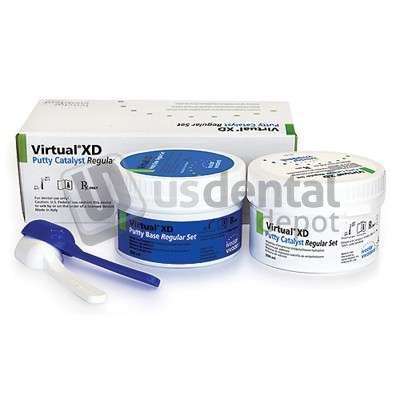 IVOCLAR VIVADENT - Virtual XD Extra definition putty, Regular set (BLUE), Mint VPS impression - #646466