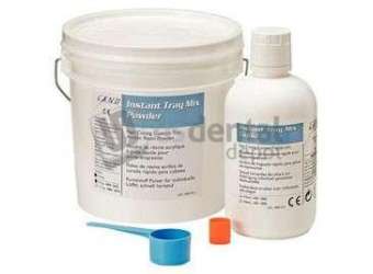 LANG Instant Tray Mix 5lb. BLUE Powder & Liquid Pack. Self-Curing Custom Tray - # 1856-B