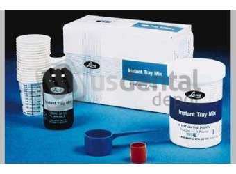 LANG Instant Tray Mix 600 Gm. BLUE Powder & Liquid Pack. Self-Curing Custom Tray - # 18346-B