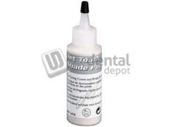 LANG Jet Tooth Shade #C4 - 4 oz. Powder Only, Self-Cure Acrylic Resin for Temporary - # 1420-C4