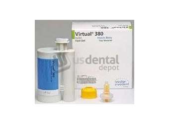 IVOCLAR VIVADENT - Virtual 380 in XXL-Cartridges, Regular Set, Heavy Body, Bulk Package: 6 - #594837AN