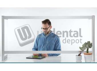 DIGITECH - WRAP - Countertop Small - Desktop OFFICE COUNTER SHIELDS  #B908CSW-SM