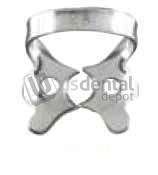 MILTEX - Miltex #2A Pre-Molar Winged Metal Rubber Dam Clamp, single clamp - #76D-2A