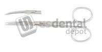 MILTEX - Miltex 4.5in #18 Iris curved surgical scissors, delicate - #5-306