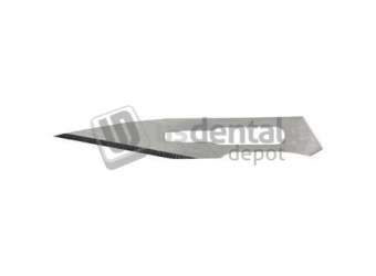 MILTEX - Miltex #11 Sterile Carbon Steel Surgical Scalpel Blade, Box of 100 blades - #4-111