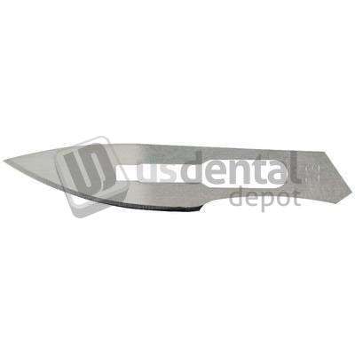 MILTEX - Miltex #23 Sterile Stainless Steel Surgical Scalpel Blade, Box of 100 blades - #4-323