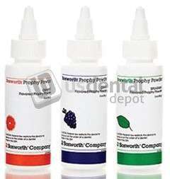 KEYSTONE Bosworth Prophy Powder - Tri-Pack: 3oz. each flavor :  Grape, Spearmint and ORANGE - 9ozin total #16696