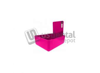 KEYSTONE  Lab Pans - New age hot PINK  12/pack. Size: 7x5x2.5- #7000934