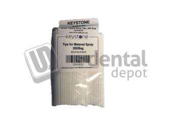 KEYSTONE Gelato Topical Spray Tips, 200 Disposable Tips - #03-01619