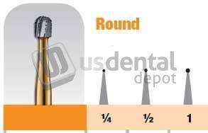 KEYSTONE Prehma Round Carbide Burs . 1/4 FGSS (short shank). Ideal for initial entry - #05-05248