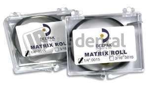 KEYSTONE  Matrix  Rolls 6mm x 0.04mm  thickness, Made of High Quality, Medical - #19-00212