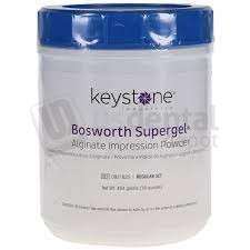 BOSWORTH -  Supergel Alginate, Regular Set, Sassafras flavored, 1lb. Can. #0921825